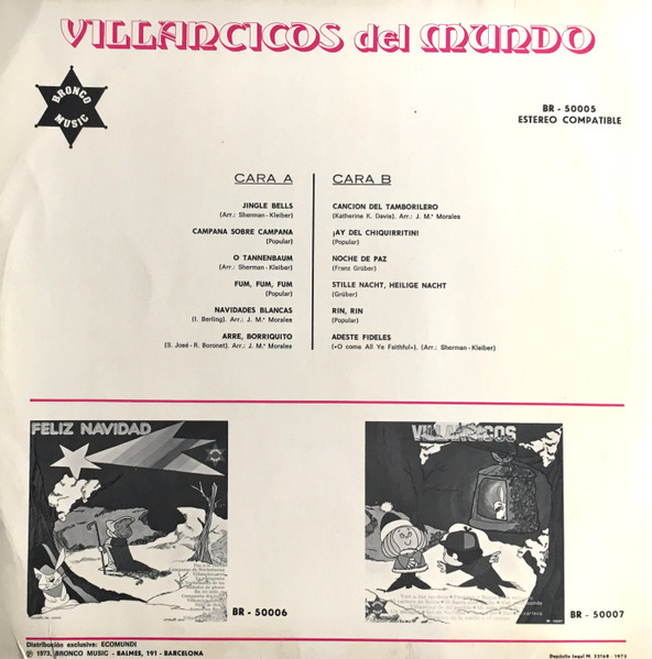 Various - Villancicos Del Mundo | Bronco Music (BR-50.005) - 2 Various - Villancicos Del Mundo | Bronco Music (BR-50.005) - 2