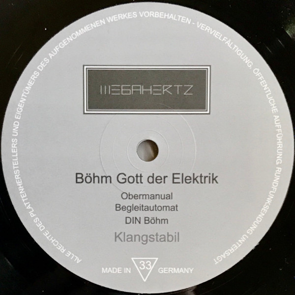 Klangstabil - Böhm Gott Der Elektrik | MHz (MHz01) - 4