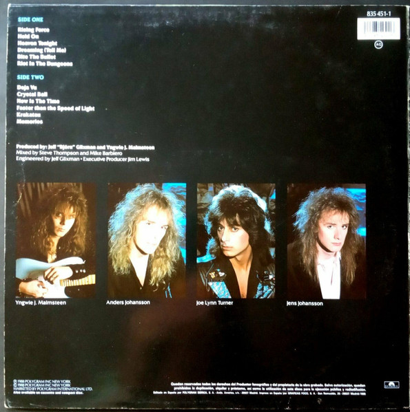 Yngwie J. Malmsteen's Rising Force - Odyssey | Polydor (835 451-1) - 2