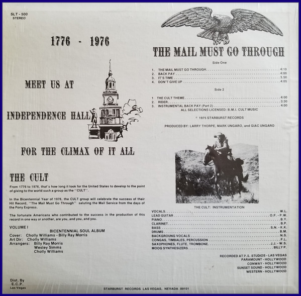 The Cult - The Mail Must Go Through | Starburst Records (SLT-500) - 2