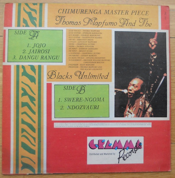 Thomas Mapfumo And The Blacks Unlimited - Chimurenga Master Piece | Chimurenga Music (TML 103) - 2