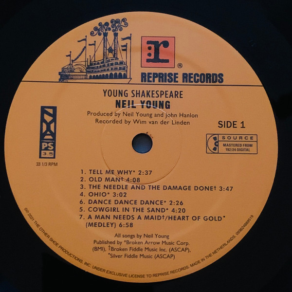 Neil Young - Young Shakespeare | Reprise Records (093624889519) - 4 Neil Young - Young Shakespeare | Reprise Records (093624889519) - 4