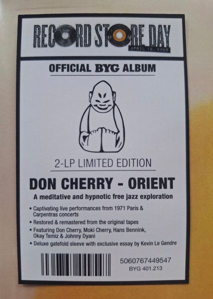 Don Cherry - Orient | Charly Records (BYG401213) - 2