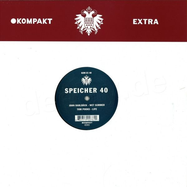 John Dahlbäck / Tom Pooks - Speicher 40 | Kompakt Extra (KOM EX 40) - 2 John Dahlbäck / Tom Pooks - Speicher 40 | Kompakt Extra (KOM EX 40) - 2