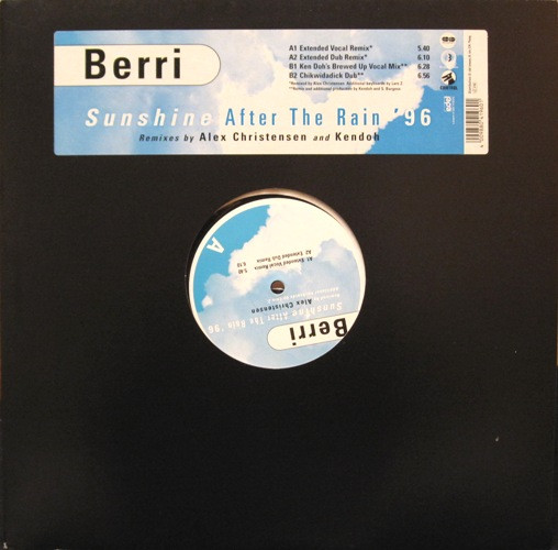 BERRi - Sunshine After The Rain '96 | Control (edel 0041960CON) - main BERRi - Sunshine After The Rain '96 | Control (edel 0041960CON) - main