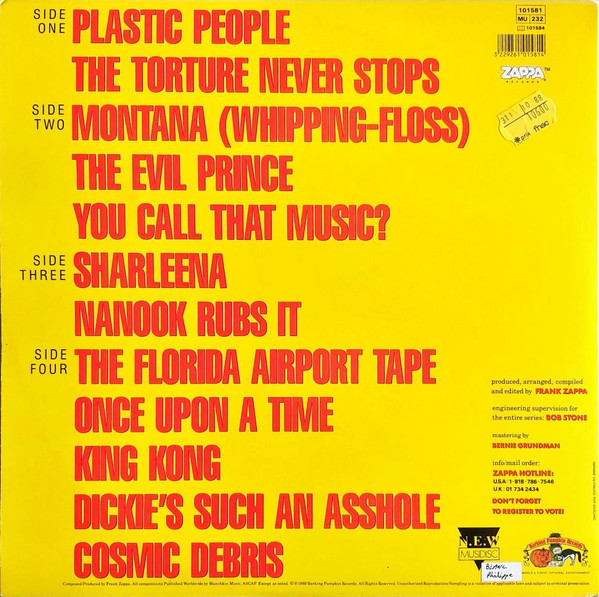 Frank Zappa - You Can't Do That On Stage Anymore (Sampler) | N.E.W Musidisc (101581) - 2 Frank Zappa - You Can't Do That On Stage Anymore (Sampler) | N.E.W Musidisc (101581) - 2