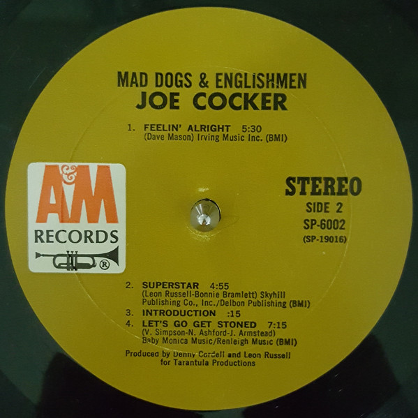 Joe Cocker - Mad Dogs & Englishmen | A&M Records (SP-6002) - 4