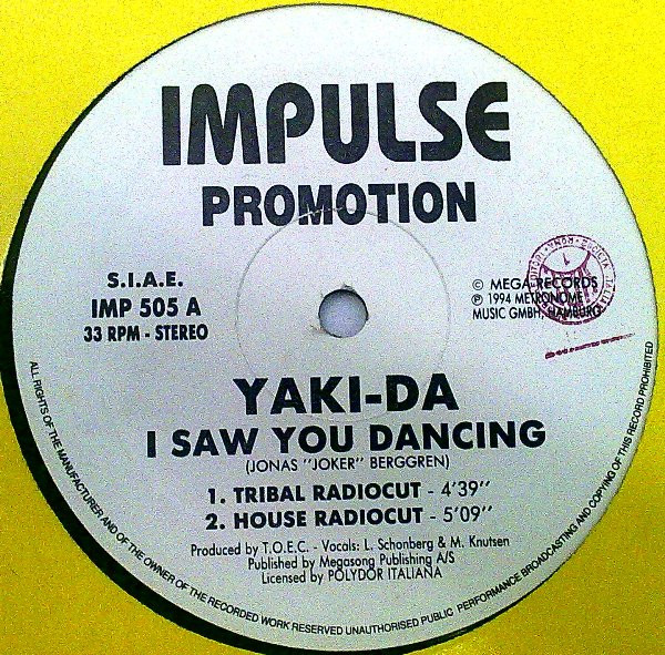 Yaki-Da - I Saw You Dancing | Impulse (IMP 505)