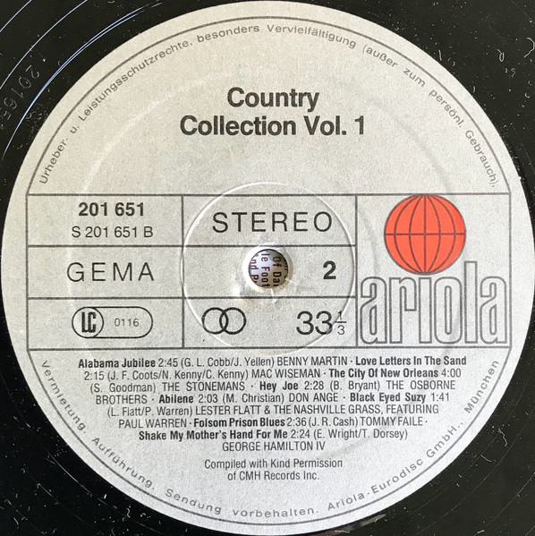 Various - Country Collection | Ariola (201 651-270) - 4 Various - Country Collection | Ariola (201 651-270) - 4