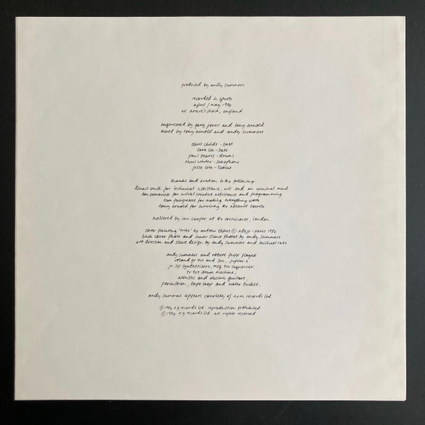 Andy Summers , Robert Fripp - Bewitched | EG (823 452-1) - 3