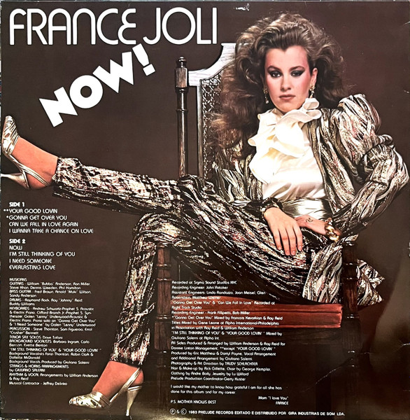 France Joli - Now! | Prelude Records (PRL 3000) - 2