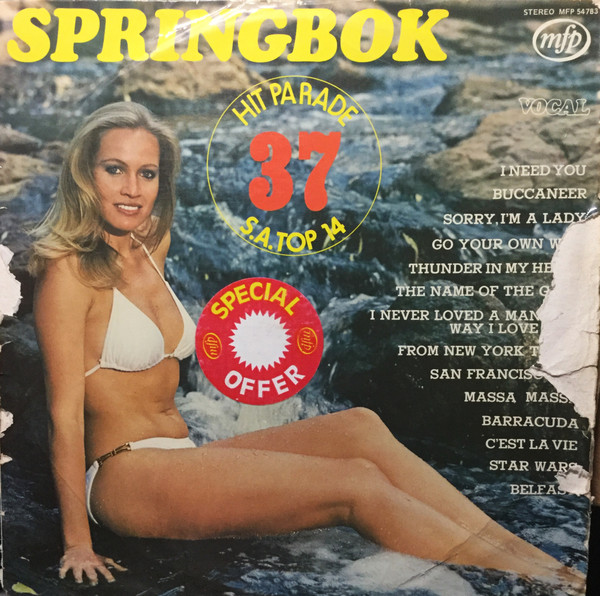 Unknown Artist - Springbok Hit Parade 37 S.A.Top 14 | Music For Pleasure (MFP 54783)