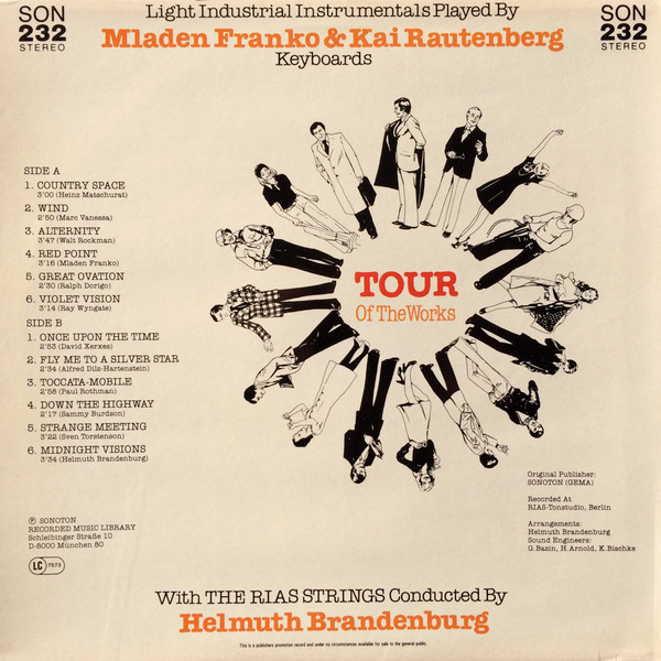 Mladen Franko & Kai Rautenberg - Tour Of The Works | Sonoton (SON 232) - 2 Mladen Franko & Kai Rautenberg - Tour Of The Works | Sonoton (SON 232) - 2