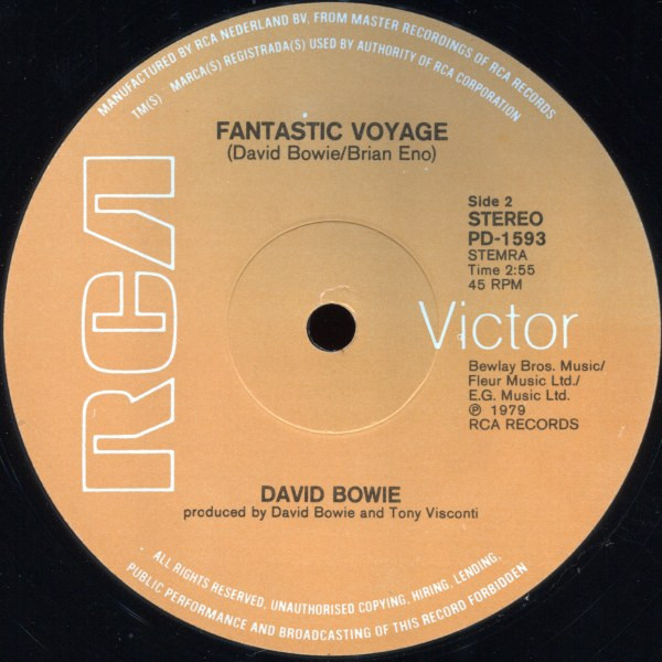 David Bowie - Boys Keep Swinging | RCA Victor (PD-1593) - 2
