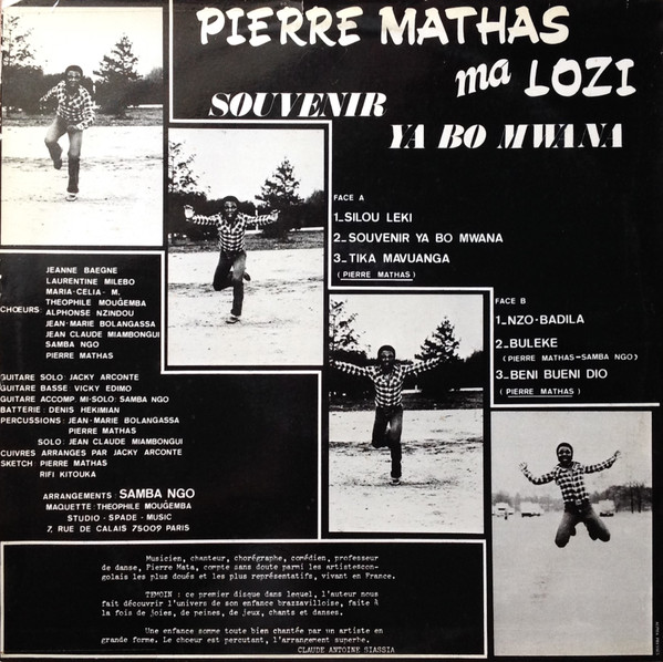 Pierre Mathas - Souvenir Ya Bo Mwana | Lozi Production (PL 001) - 2