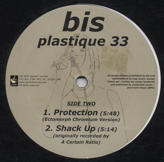 Bis - Plastique 33 | spinART Records (SPART-110) - 2 Bis - Plastique 33 | spinART Records (SPART-110) - 2