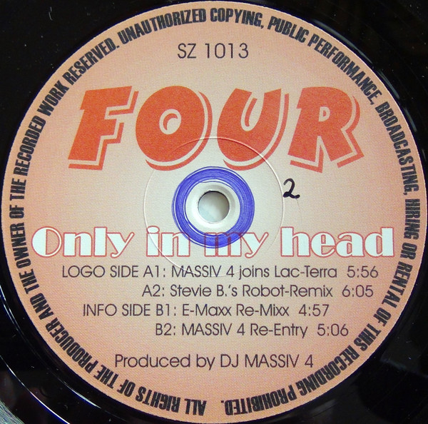 Four - Only In My Head (One More) | Sub-Zero Records (SZ 1013) - 4 Four - Only In My Head (One More) | Sub-Zero Records (SZ 1013) - 4