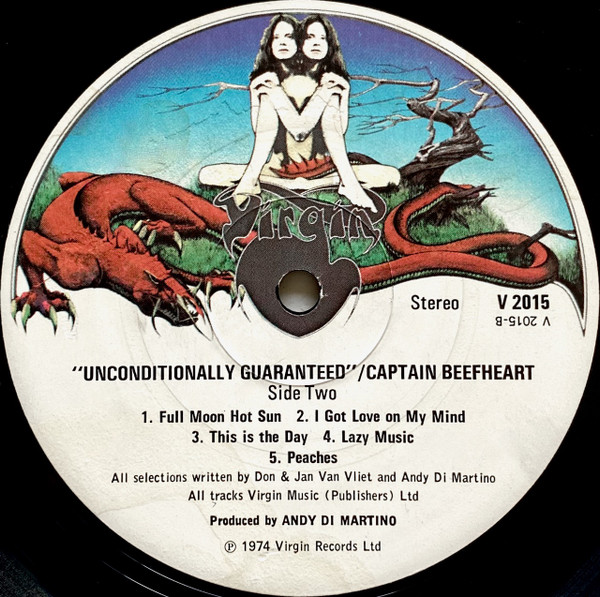 Captain Beefheart And The Magic Band - Unconditionally Guaranteed | Virgin (V 2015) - 4 Captain Beefheart And The Magic Band - Unconditionally Guaranteed | Virgin (V 2015) - 4