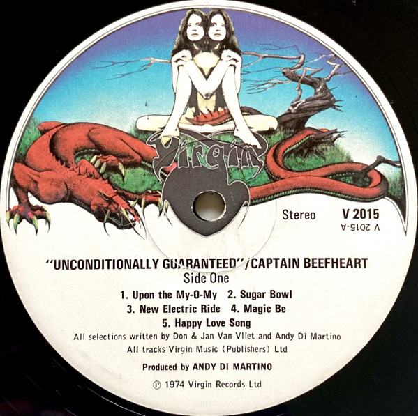 Captain Beefheart And The Magic Band - Unconditionally Guaranteed | Virgin (V 2015) - 3 Captain Beefheart And The Magic Band - Unconditionally Guaranteed | Virgin (V 2015) - 3