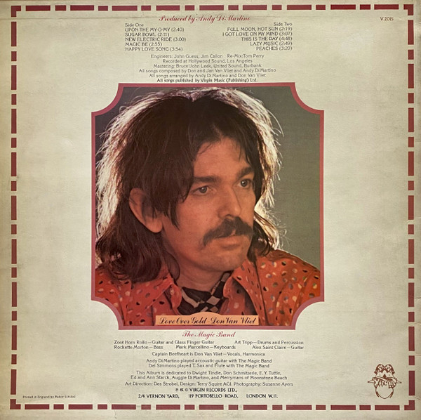 Captain Beefheart And The Magic Band - Unconditionally Guaranteed | Virgin (V 2015) - 2 Captain Beefheart And The Magic Band - Unconditionally Guaranteed | Virgin (V 2015) - 2