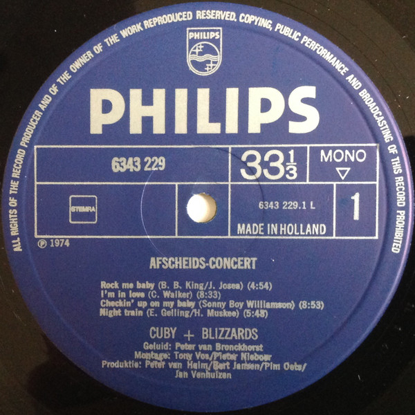 Cuby + Blizzards - Afscheidsconcert | Philips (6343 229) - 3 Cuby + Blizzards - Afscheidsconcert | Philips (6343 229) - 3