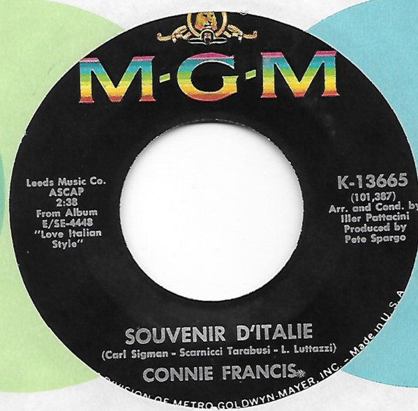 Connie Francis - Another Page | MGM Records (K-13665) - 2
