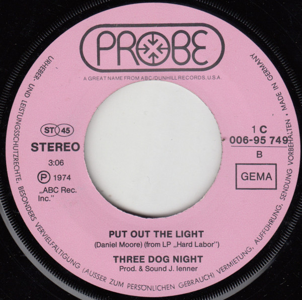 Three Dog Night - Sure As I'm Sittin' Here | Probe (1C 006-95 749) - 4