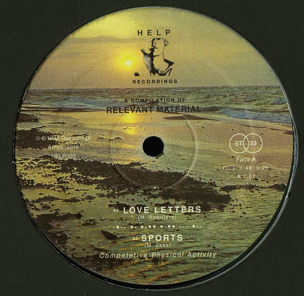 Various - A Compilation Of Relevant Material | Help Recordings (HELP003) - main Various - A Compilation Of Relevant Material | Help Recordings (HELP003) - main