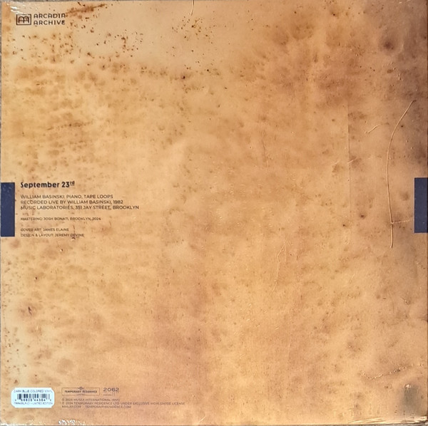 William Basinski - September 23rd | Temporary Residence Limited (TRR435LP) - 3 William Basinski - September 23rd | Temporary Residence Limited (TRR435LP) - 3