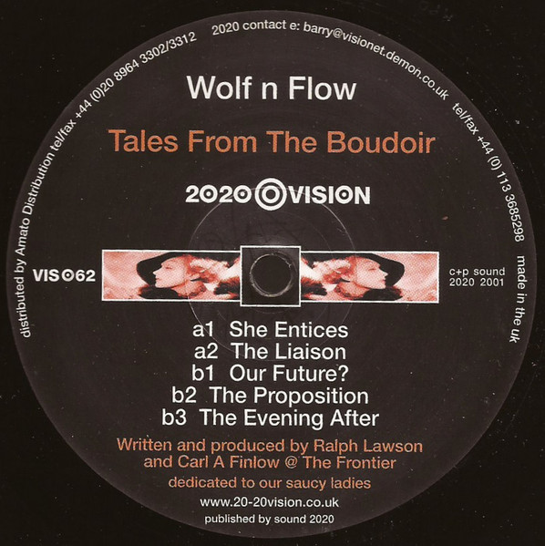 Wolf n' Flow - Tales From The Boudoir | 20:20 Vision (VIS062)