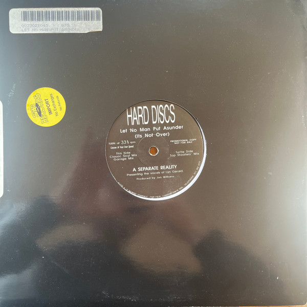 A Separate Reality - Let No Man Put Asunder (It's Not Over) | Hard Discs (HARD 1) - 3 A Separate Reality - Let No Man Put Asunder (It's Not Over) | Hard Discs (HARD 1) - 3