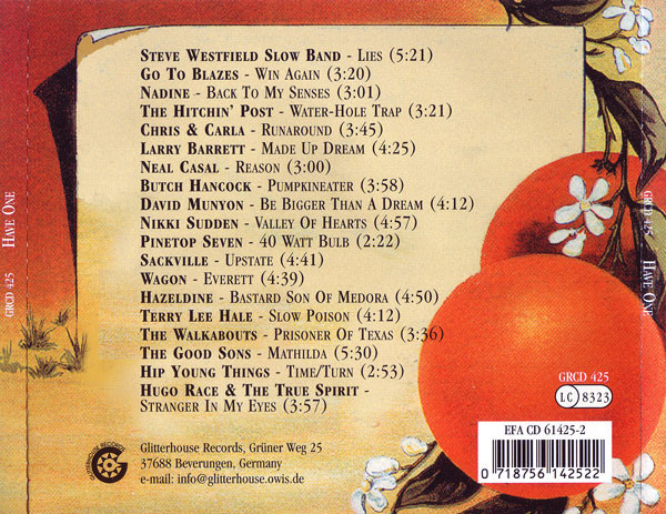 Various - Have One | Glitterhouse Records (GRCD 425) - 2 Various - Have One | Glitterhouse Records (GRCD 425) - 2