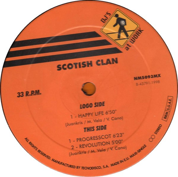 Scotish Clan - Happy Life | DJ's At Work (NM5093MX) - 2