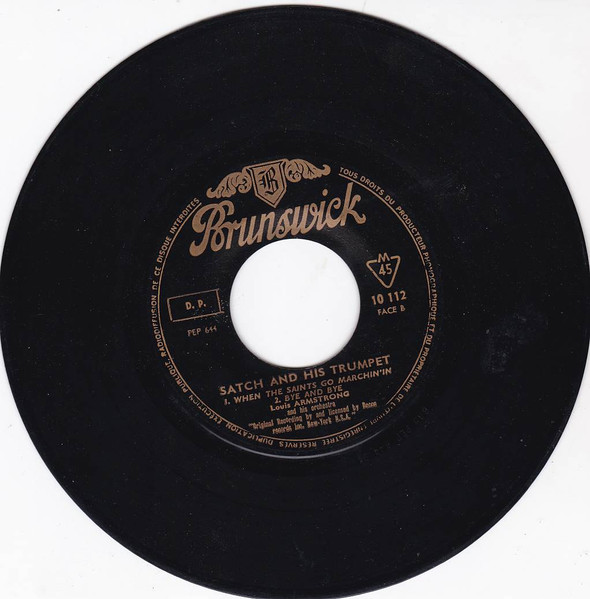 Louis Armstrong And His All-Stars - Satch And His Trumpet | Brunswick (10 112) - 4 Louis Armstrong And His All-Stars - Satch And His Trumpet | Brunswick (10 112) - 4