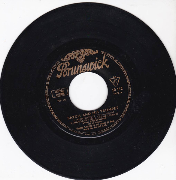 Louis Armstrong And His All-Stars - Satch And His Trumpet | Brunswick (10 112) - 3 Louis Armstrong And His All-Stars - Satch And His Trumpet | Brunswick (10 112) - 3