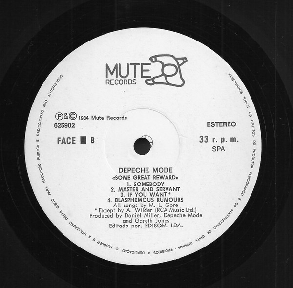 Depeche Mode - Some Great Reward | Mute (625902) - 3
