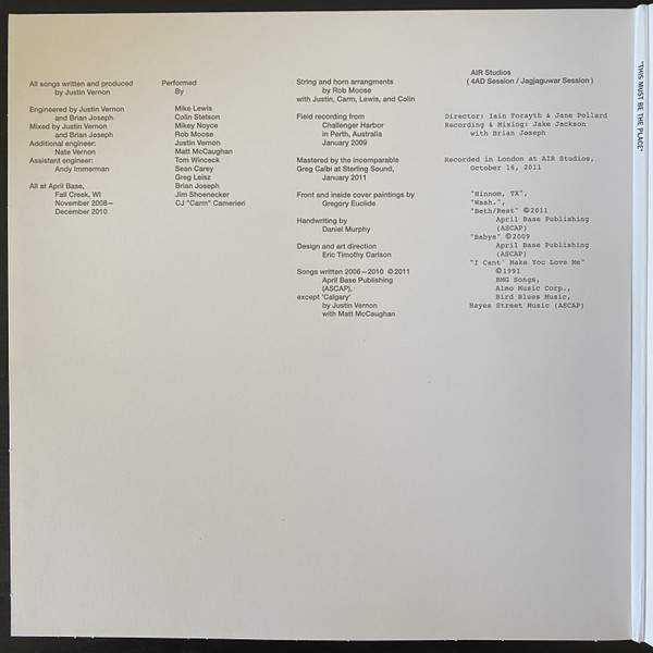 Bon Iver - Bon Iver, Bon Iver | Jagjaguwar (4AD0426LPX) - 2