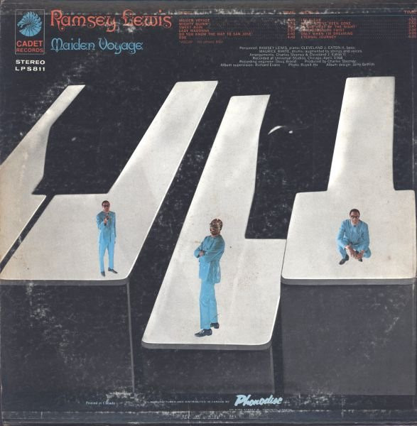 Ramsey Lewis - Maiden Voyage [Vinyl] | Cadet (LPS 811) - 2