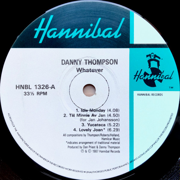 Danny Thompson - Whatever | Hannibal Records (HNBL 1326) - 3