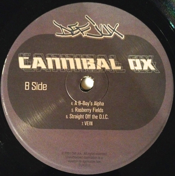 Cannibal Ox - The Cold Vein | Def Jux (DJX07-1) - 4