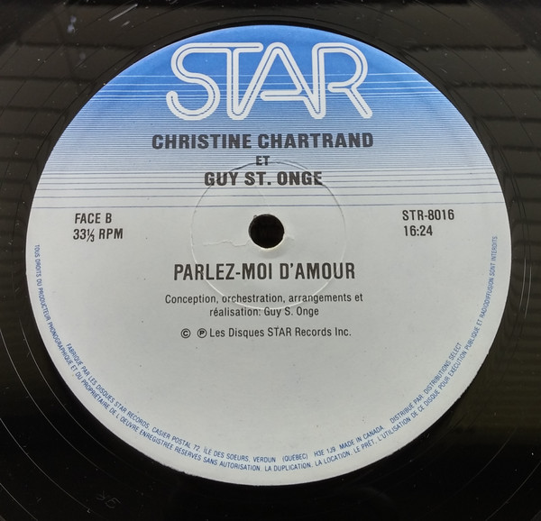 Christine Chartrand Et Guy St-Onge - Parlez-Moi D'Amour | Les Disques Star Records (STR-8016) - 4 Christine Chartrand Et Guy St-Onge - Parlez-Moi D'Amour | Les Disques Star Records (STR-8016) - 4
