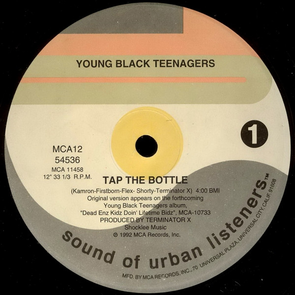 Young Black Teenagers - Tap The Bottle | SOUL (MCA12 54536) - 2