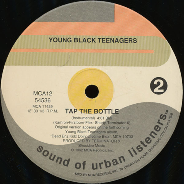 Young Black Teenagers - Tap The Bottle | SOUL (MCA12 54536) - 3