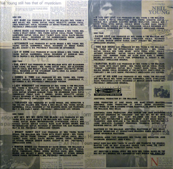 Neil Young - Neil Young Archives Vol. III Takes (2LP) [Vinyl] | Reprise Records (093624844471) - 4