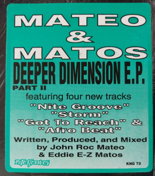 Mateo & Matos - Deeper Dimensions EP (Part II) | Nite Grooves (KNG-73) - 3 Mateo & Matos - Deeper Dimensions EP (Part II) | Nite Grooves (KNG-73) - 3