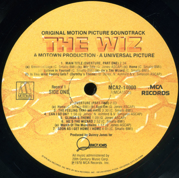Various - The Wiz (Original Motion Picture Soundtrack) | MCA Records (MCA2-14000) - 2 Various - The Wiz (Original Motion Picture Soundtrack) | MCA Records (MCA2-14000) - 2
