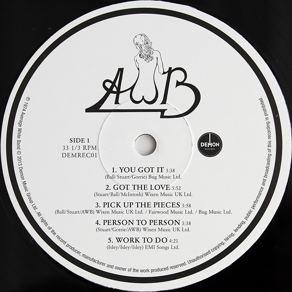 Average White Band - AWB | Demon Records (DEMREC01) - 4 Average White Band - AWB | Demon Records (DEMREC01) - 4