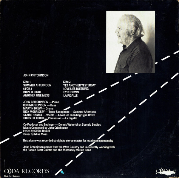 John Critchinson - Summer Afternoon | Coda Records (CODA 1) - 2 John Critchinson - Summer Afternoon | Coda Records (CODA 1) - 2