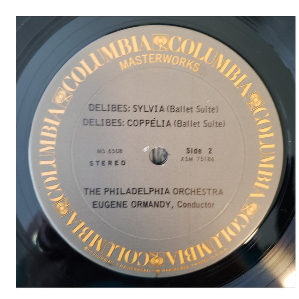 Frédéric Chopin / Léo Delibes - Eugene Ormandy , The Philadelphia Orchestra - Three Favorite Ballets (Les Sylphides / Suite From Sylvia / Suite From Coppélia) | Columbia Masterworks (MS 6508) - 4