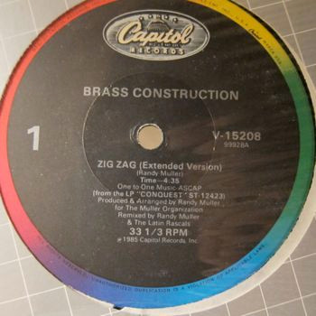 Brass Construction - Zig Zag | Capitol Records (V-15208) - main